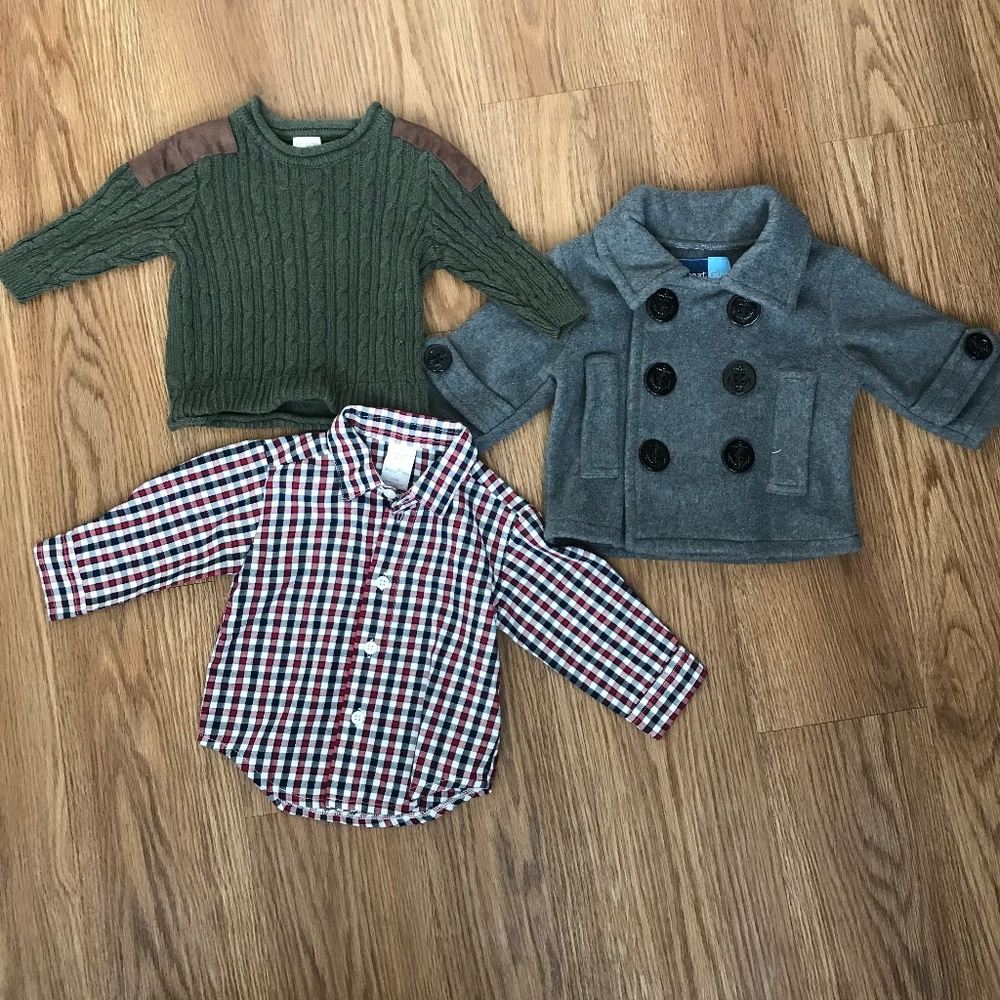 Lot baby Boy tops 12 months